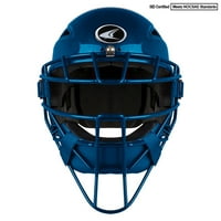 CHAMPRO Optimus Pro Rubberized Matte Finished Hockey Style Baseball//Softball Catcher/’s Headgear